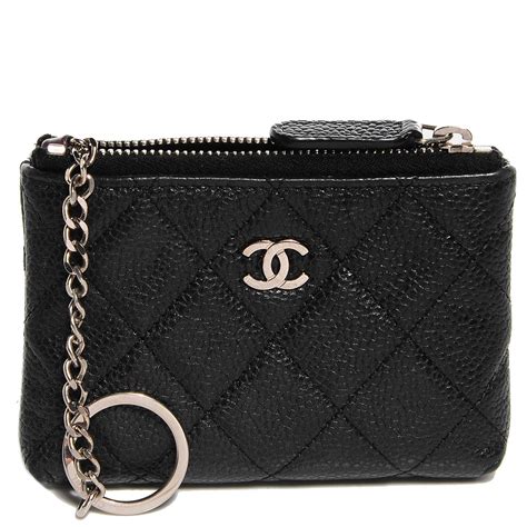 chanel key holder price|Chanel keychain pouch.